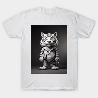 Funny black and white tiger T-Shirt